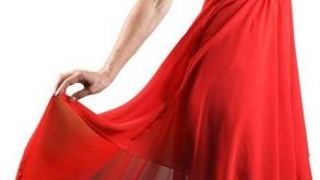 فستان سهرة للنساء من إف جي 10197 – أحمر، مقاس XL